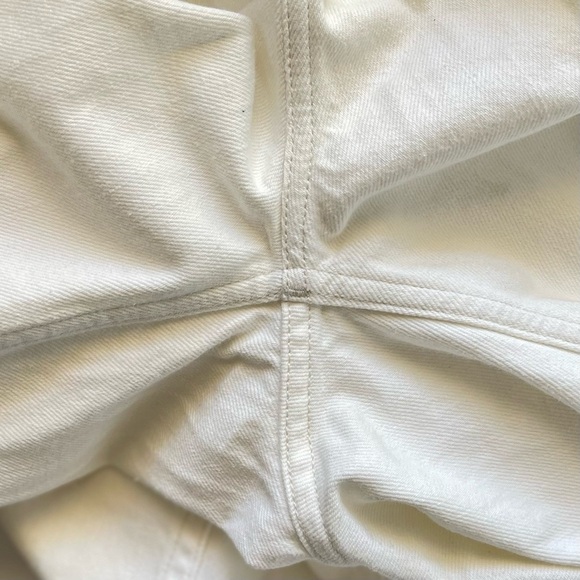 Heavy Manners Vanilla Sky Low Rise Baggy Denim White Cotton 30 NWT - Picture 3 of 9